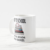 Mug Retourner À L'École Étudiante Retourner À L'École (Devant gauche)