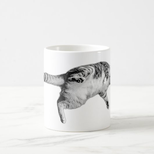 Mug Retourner en noir et blanc (Centre)