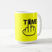 Mug Retourner le temps de retournement des oiseaux de (Devant droit)