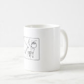 Mug Retourner un mème de table (Devant droit)