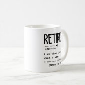 Mug Retraite (Devant droit)
