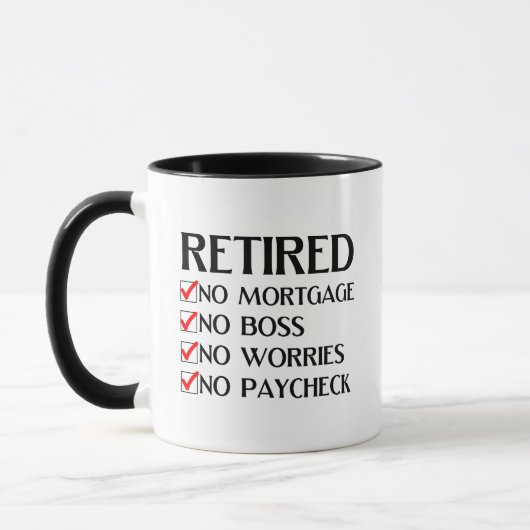 Mug Retraite (Gauche)