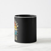 Mug Retraité 2024 Pas mon problème Plus drôle Pêche (Centre)