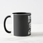 Mug Retraité 2024 Pas mon problème Plus drôle Pêche (Gauche)