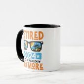 Mug Retraité 2024 Pas mon problème Plus Retraite (Devant gauche)