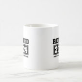 Mug Retraité 2024 Plus Mon Problème (Centre)
