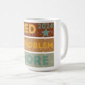 Mug retraité 2024 plus mon problème (Devant droit)