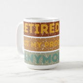 Mug retraité 2024 plus mon problème (Devant gauche)