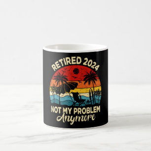 Mug Retraité 2024 Plus Mon Problème Drôle