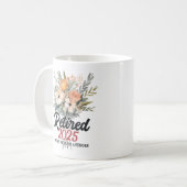 Mug Retraité 2025 Plus Mon Problème À Partir De La Ret (Devant gauche)