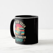 Mug Retraité 2026 Plus Mon Problème (Devant gauche)