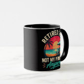 Mug Retraité 2026 Plus Mon Problème (Devant droit)