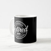Mug Retraité 2026 Plus Mon Problème Retraite (Devant gauche)
