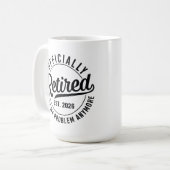 Mug Retraité 2026 plus mon problème retraite (Devant gauche)