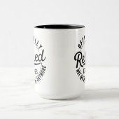 Mug Retraité 2026 Plus Mon Problème Retraite (Centre)