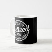 Mug Retraité 2026 Plus Mon Problème Retraite (Devant gauche)
