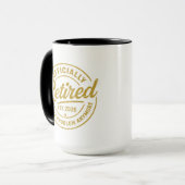 Mug Retraite 2026 Retraité 2026 Plus Mon Problème (Devant gauche)