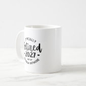 Mug Retraité 2027 Pas Mon Problème Plus, Drôle Retrait (Devant gauche)