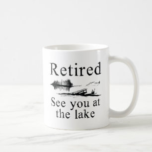 Mug Retraité À Bientôt Au Lac