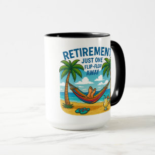 ☕ Mug : "Retraite : à un pas de la liberté"