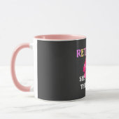 Mug Retraité...À vous revoir à la plage (Gauche)