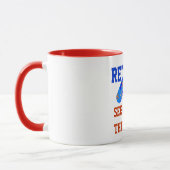 Mug Retraité - À vous voir à la plage (Gauche)