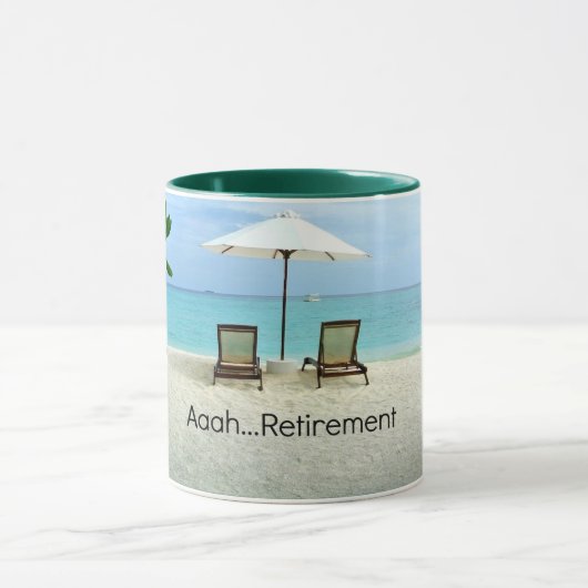 Mug Retraité - Aaah...Retraite (Centre)