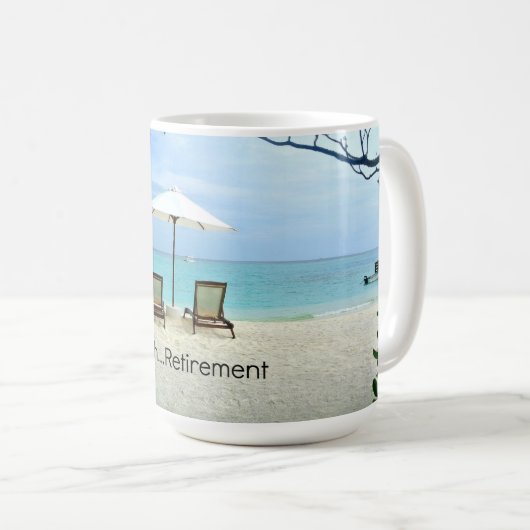 Mug Retraité - Aaah...Retraite (Devant droit)