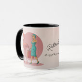 Mug Retraité C'est mon travail d'aller faire des achat (Devant gauche)