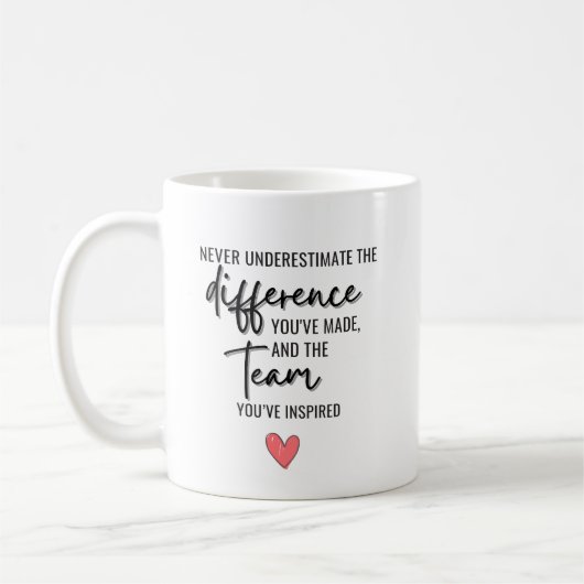 Mug Retraite de collègue personnalisée (Gauche)