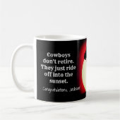 Mug Retraite de Cowboy Sunset (Gauche)