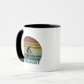Mug Retraite de cyclisme drôle - Vieux Cycologue (Devant gauche)