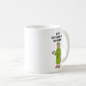 Mug Retraite de Dame Drôle (Devant droit)