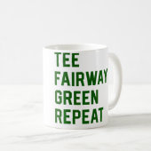 Mug Retraite de golf (Devant droit)
