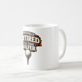 Mug Retraite de golf pour golfeur (Devant droit)