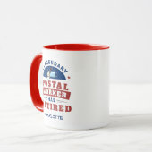 Mug Retraite de l'agente postale retraitée (Devant gauche)