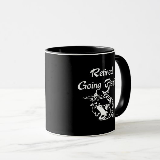 Mug Retraite de pêche (Devant droit)