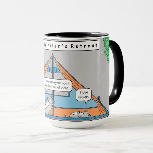 Mug Retraite des écrivains de MuddyUm Première année C (Devant droit)