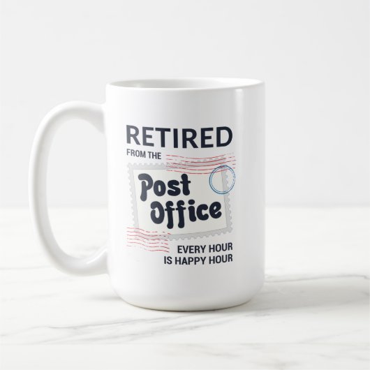 Mug Retraite des travailleurs de la poste Mailman Funn (Gauche)