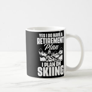 Mug Retraité Drôle Retraite Retraité Pension Ski Ret