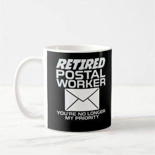 Mug Retraite du transporteur de courrier des travaille