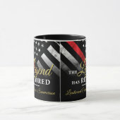 Mug Retraite d'un pompier Département des pompiers Pom (Centre)