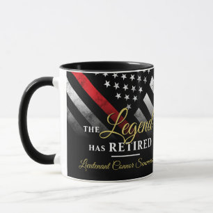 Mug Retraite d'un pompier Département des pompiers Pom