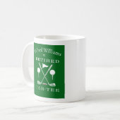 Mug Retraite Golf Moderne Emblem Golf Clubs Retraités (Devant gauche)