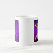 Mug Retraite Golf Party Classique Violet Golden Woman (Centre)