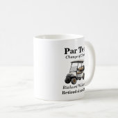 Mug Retraite Grey Golf Panier Par Tee Thème (Devant droit)