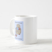 Mug Retraite heureuse de chauffeur de camion (Devant gauche)