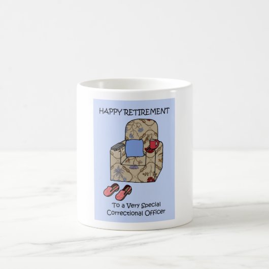 Mug Retraite heureuse de dirigeant correctionnel (Centre)