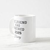 Mug Retraite La Légende A Retraité (Devant gauche)