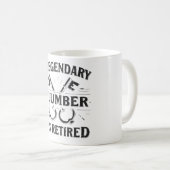 Mug Retraite légendaire du plombier (Devant droit)